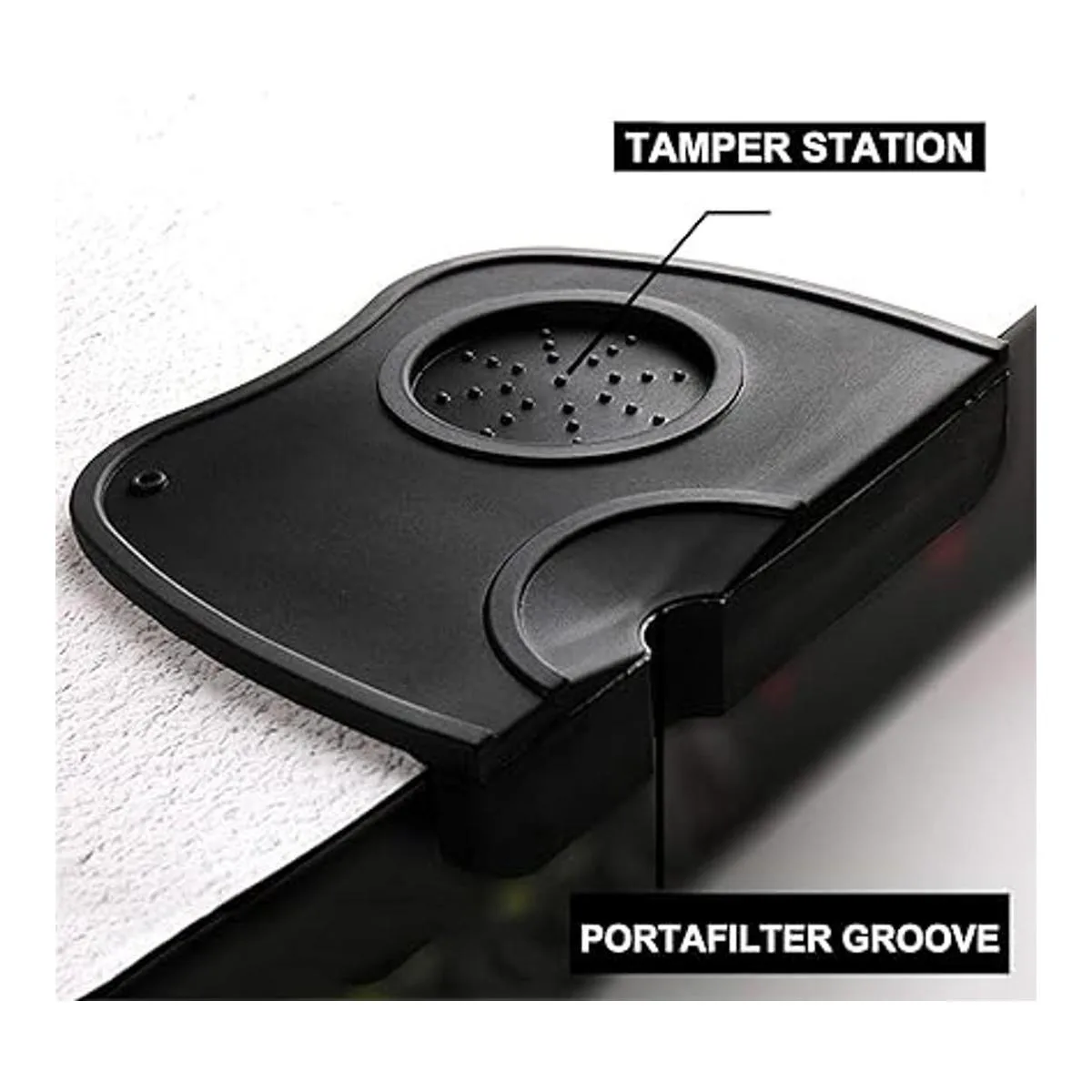 Coffee Tamper Mat Silicone Corner Tamping Mat Medium_4