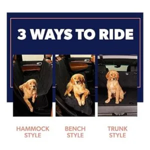 Dog Back Seat Cover Protector Waterproof Scratchproof_4