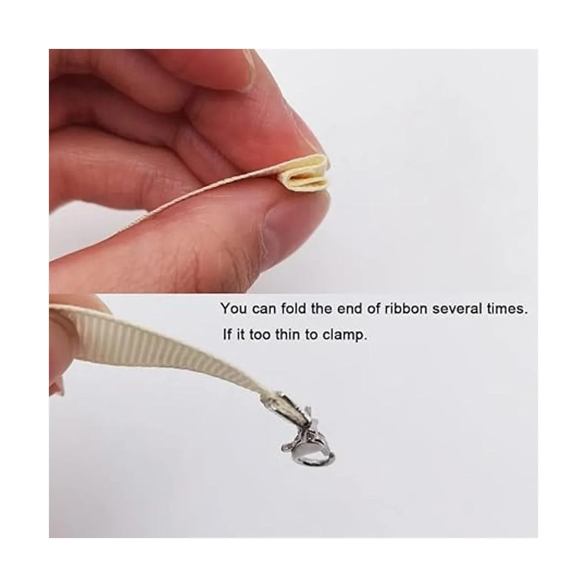 Inspirelle Juego de 100 extremos de rodio de varios_4