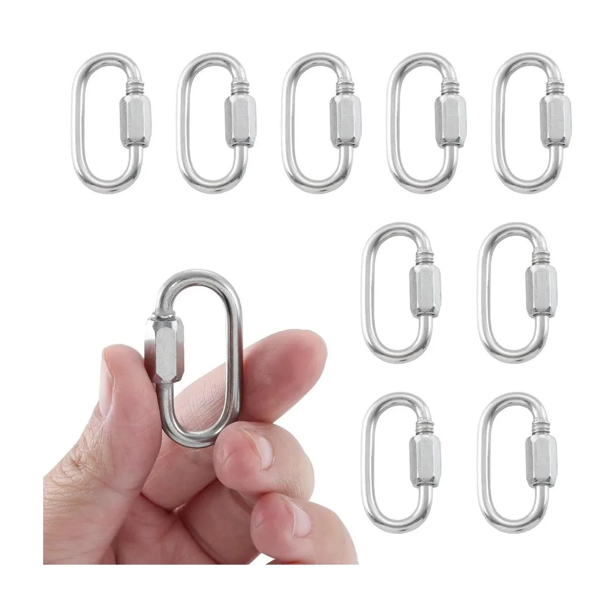 HOME MASTER HARDWARE Cadena de eslabones rápidos de acero_1