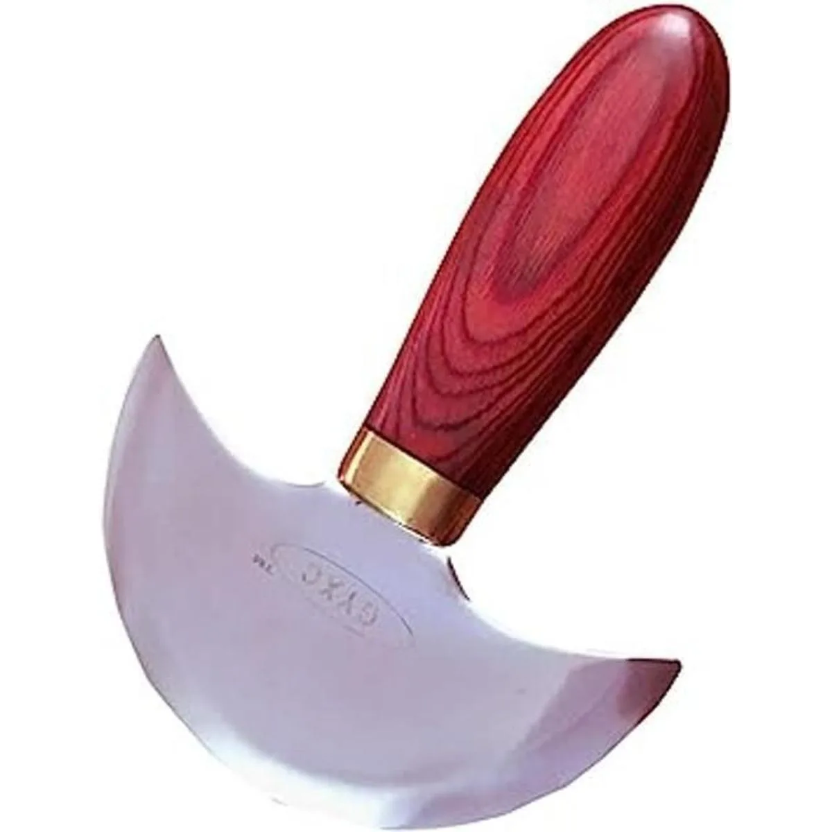 BANYOUR Cuchillo de cabeza redonda de cuero con mango de_1