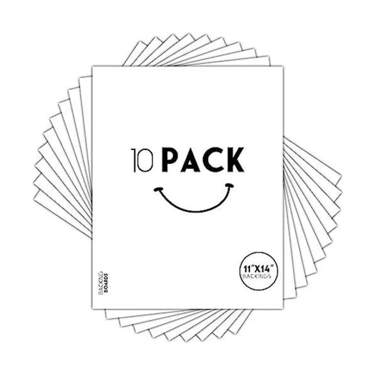 Golden State Art Tablero de respaldo blanco de 11 x 14_1