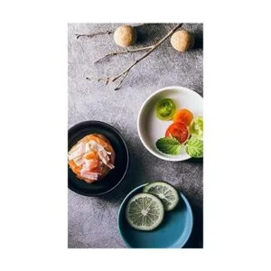 Colias Wing Juego de 6 platos de porcelana multiusos con_3