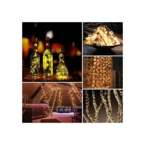 Amir funciona con energía solar luces alambre de cobre_5