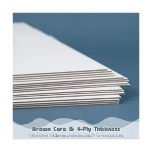 Golden State Art Tablero de respaldo blanco de 11 x 14_4