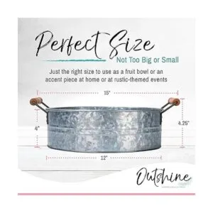 Outshine Bandeja de metal galvanizado para almacenamiento_3