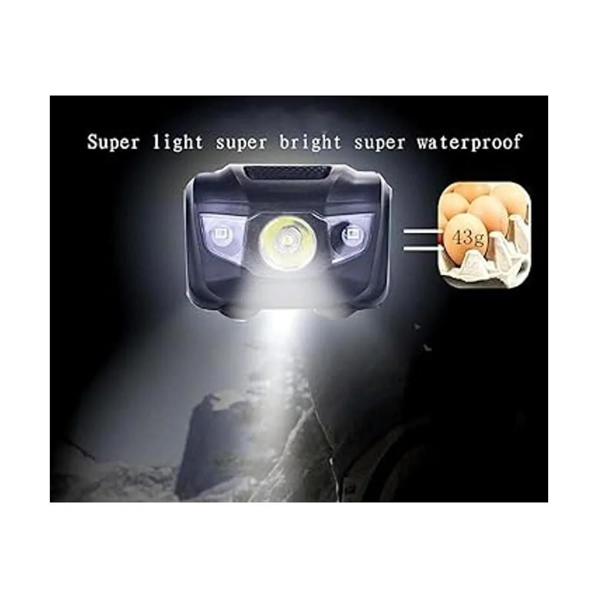 Paquete de 4 faros delanteros LED impermeables luces_6