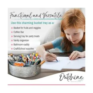 Outshine Bandeja de metal galvanizado para almacenamiento_4