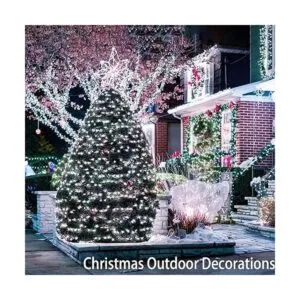 POTIVE Paquete de 2 tiras de luces solares de 100 luces_2