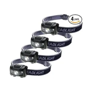 Paquete de 4 faros delanteros LED impermeables luces_1