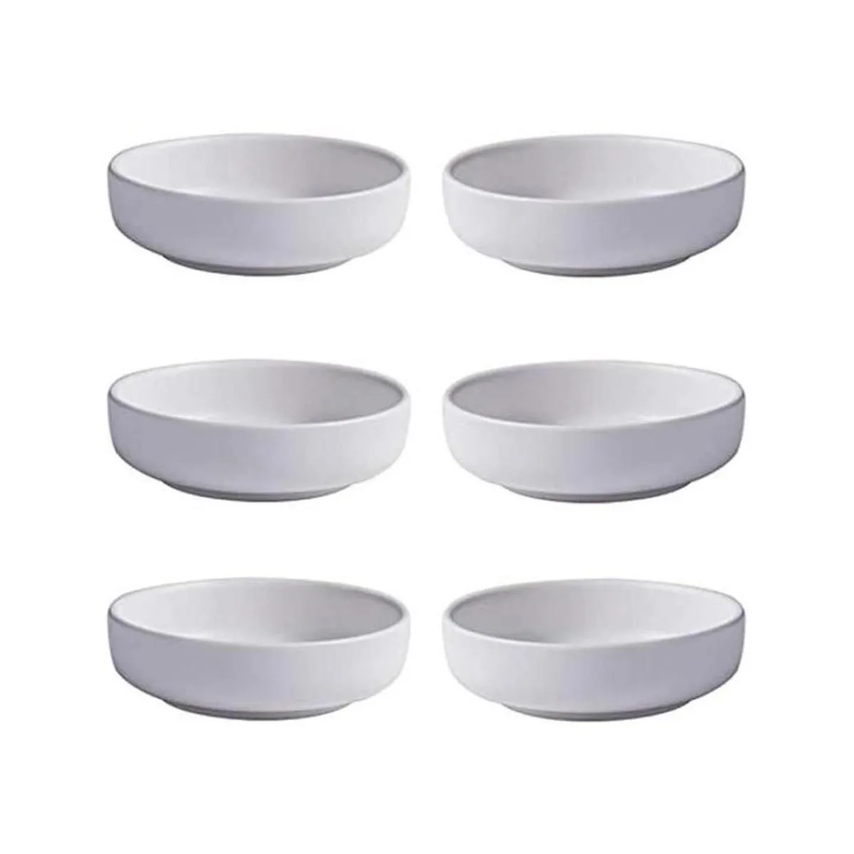 Colias Wing Juego de 6 platos de porcelana multiusos con_1