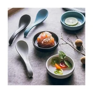 Colias Wing Juego de 6 platos de porcelana multiusos con_5