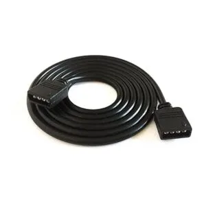 Cable divisor LED RGB negro de 4 pines conector de tira_2