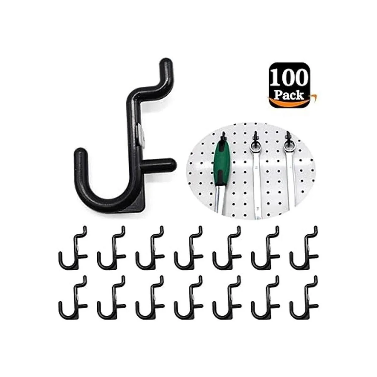 Ganchos para tablero de clavijas paquete de 100 ganchos_2