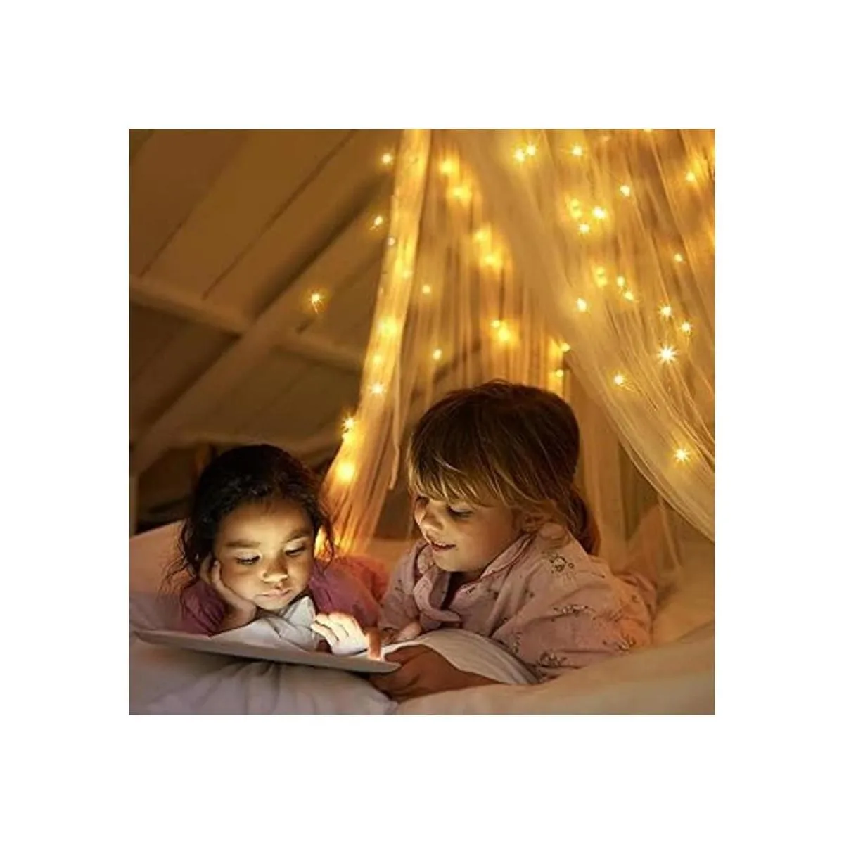 Amir funciona con energía solar luces alambre de cobre_4