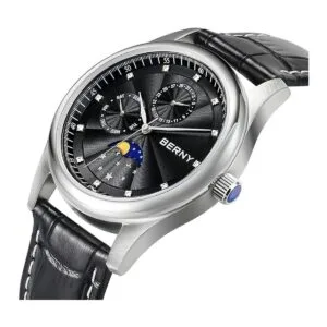 Berny Reloj multifuncional de cuarzo para hombre con_2