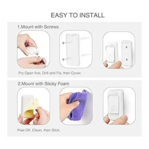 Timbre inalámbrico 2 receptores 2 transmisores señal_6