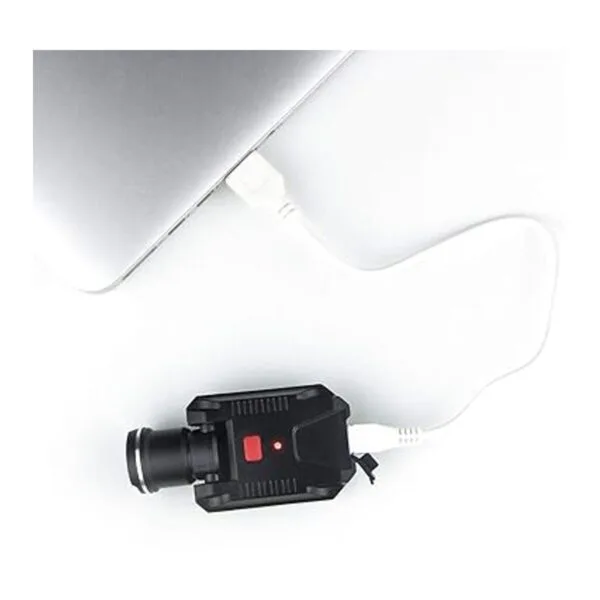 FISHNU Luz de sombrero con clip de 500 lúmenes luz LED_6