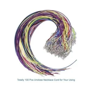 Selizo 100 cuerdas para collar con cierre a granel para_2