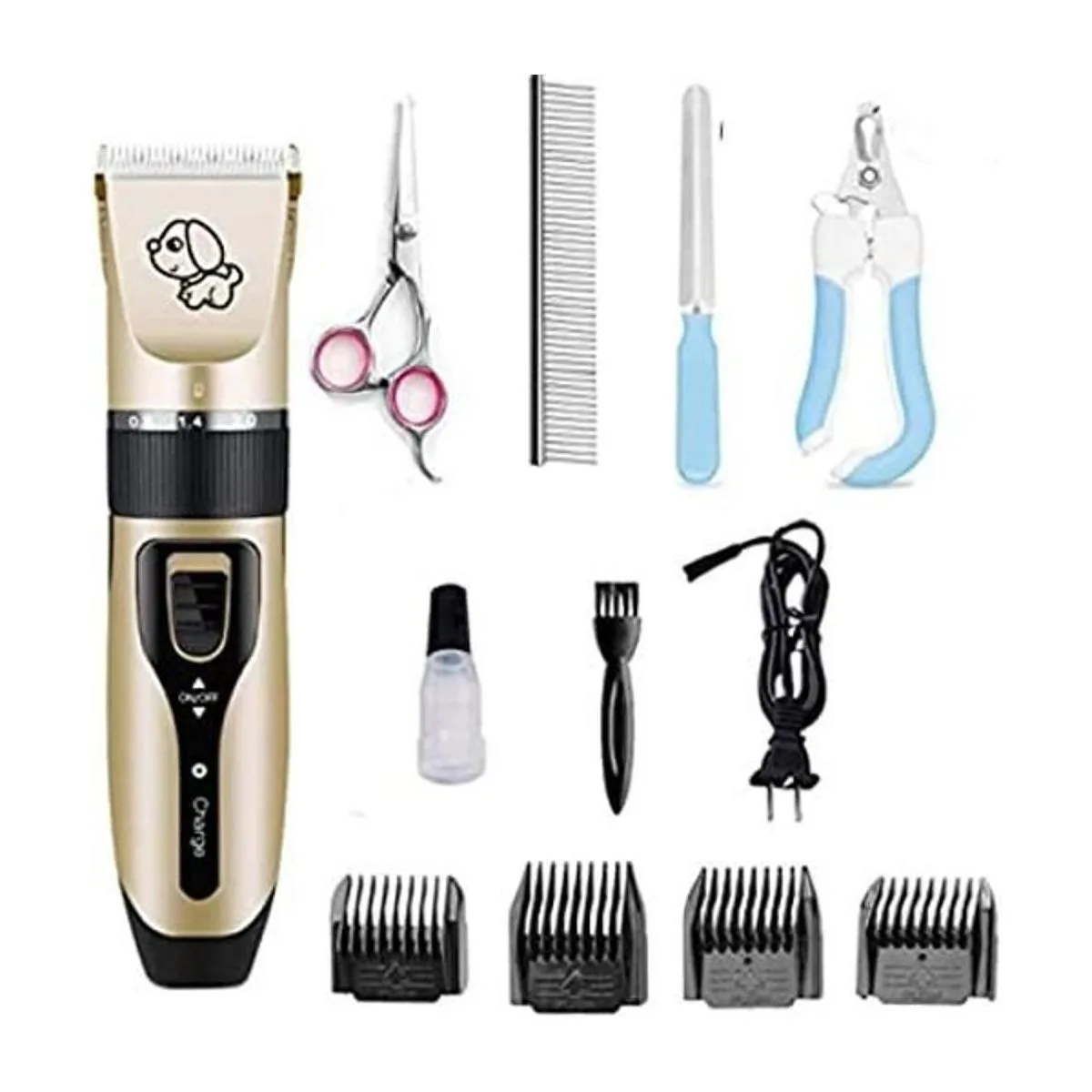 Kit de aseo para mascotas Forfit profesional recargable_1