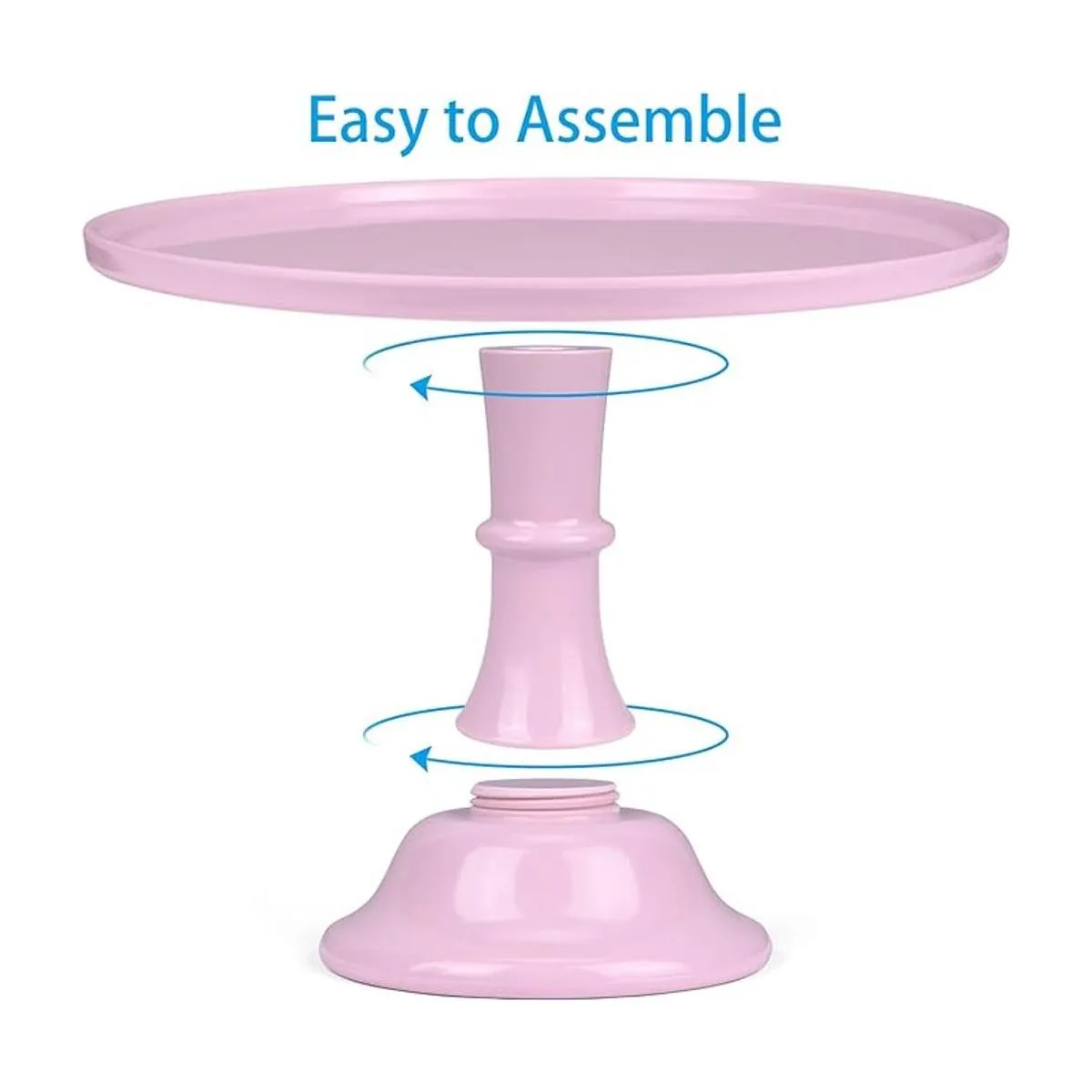 KLASKWARE Soporte redondo para tartas de melamina de 11_3