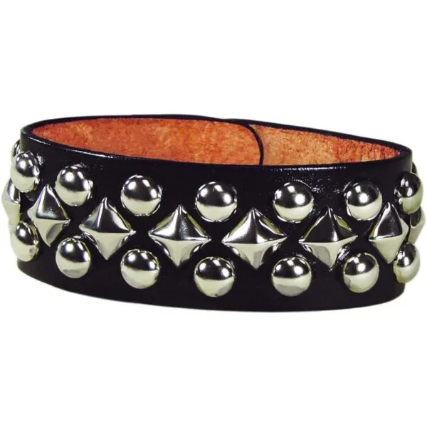 Realeather Pulsera de cuero marrón vegetal natural medio_4