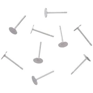 Craftdady 500 aretes de acero inoxidable de 0.197 in_2