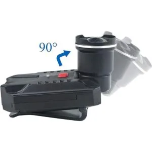 FISHNU Luz de sombrero con clip de 500 lúmenes luz LED_4