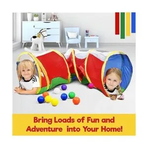 Hide N Side Túnel para jugar de 6 pies túnel desplegable_3