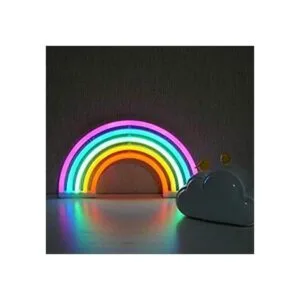 Miaro Letrero de neón arco iris luz nocturna de buena_1