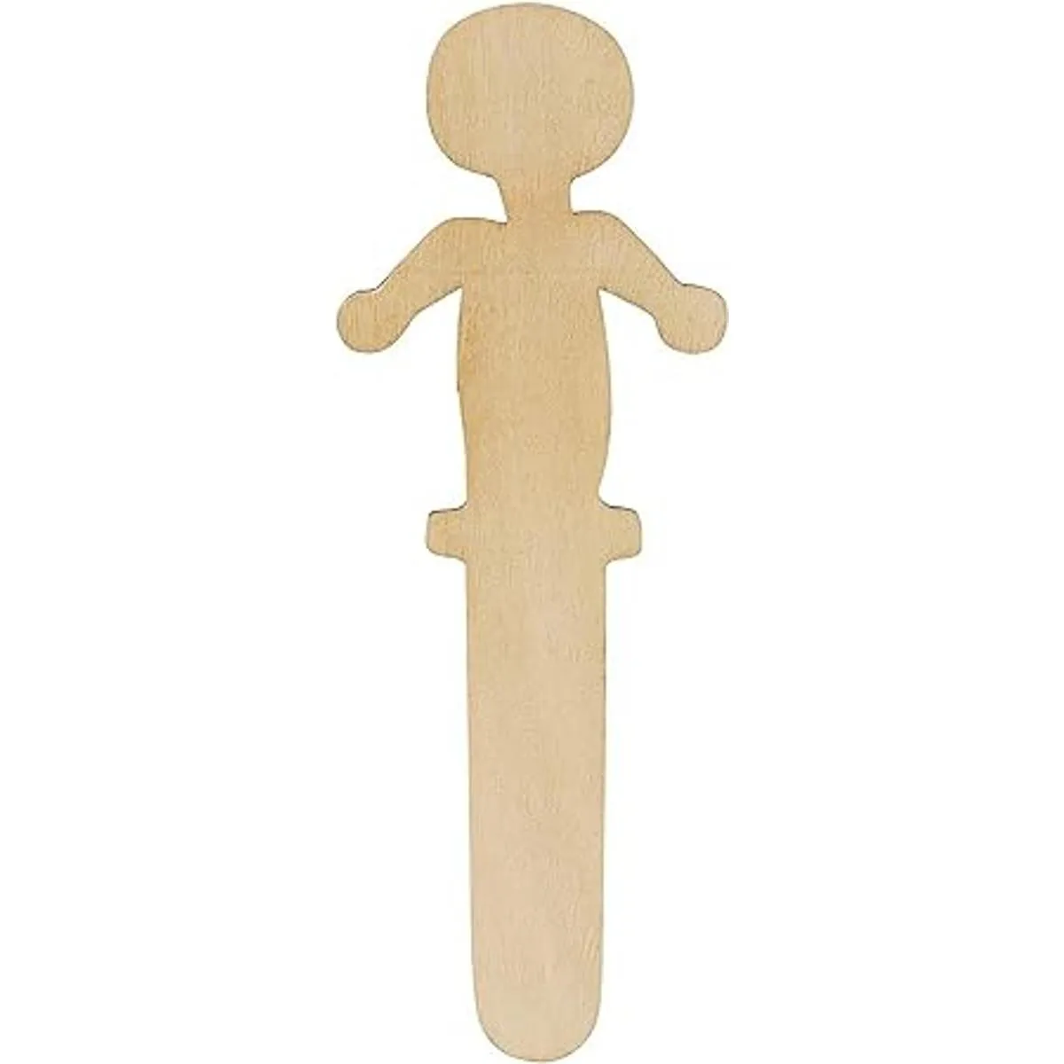 People Craft Sticks Paquete de 100 palos de madera con_5