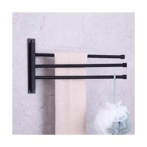 GERZWY Toallero de baño toallero giratorio de acero_4