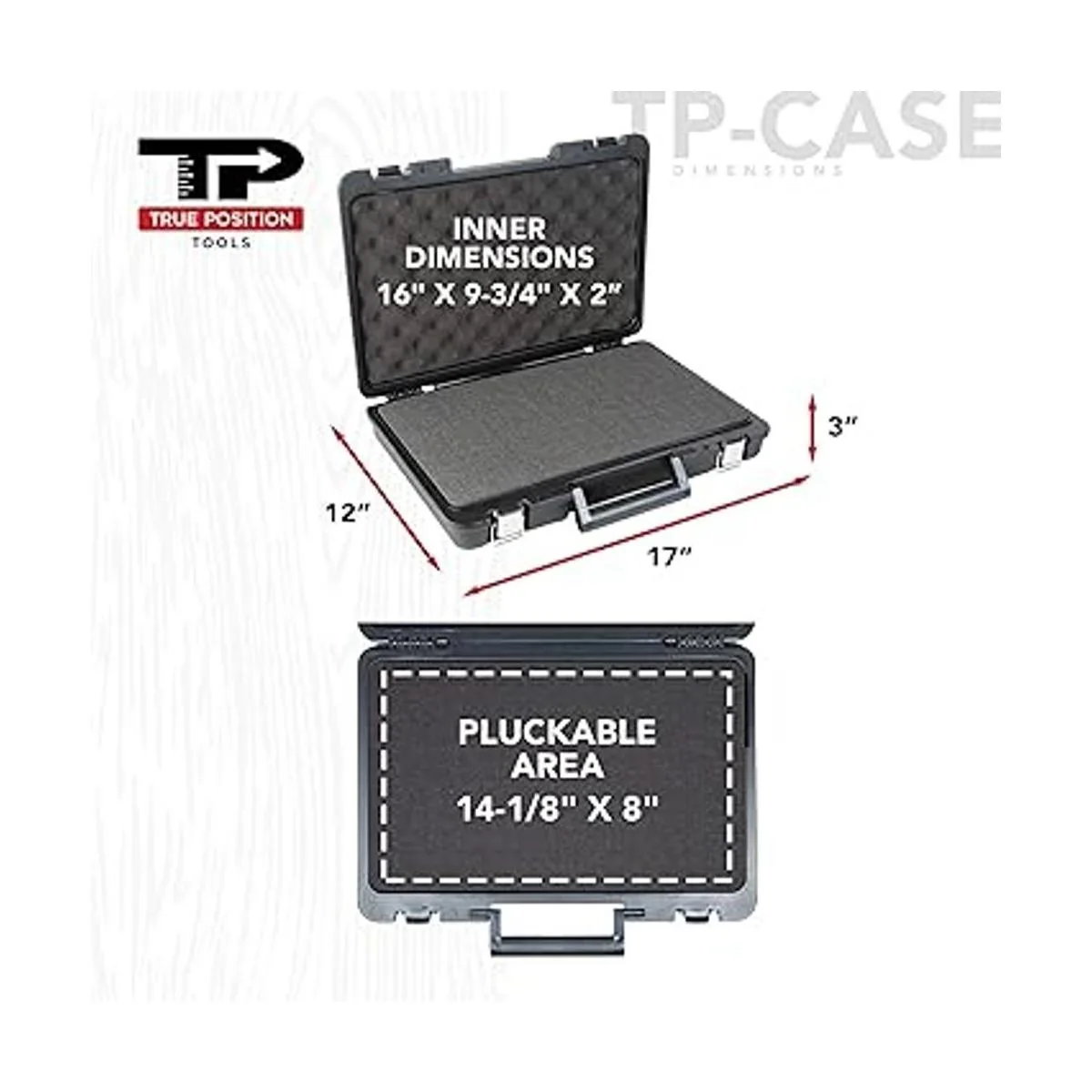 Funda de transporte dura universal con espuma de Kaizen_3