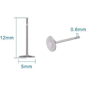 Craftdady 500 aretes de acero inoxidable de 0.197 in_4
