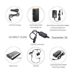 ACKE18 Cable adaptador reductor de entrada de 12 V24 V_5