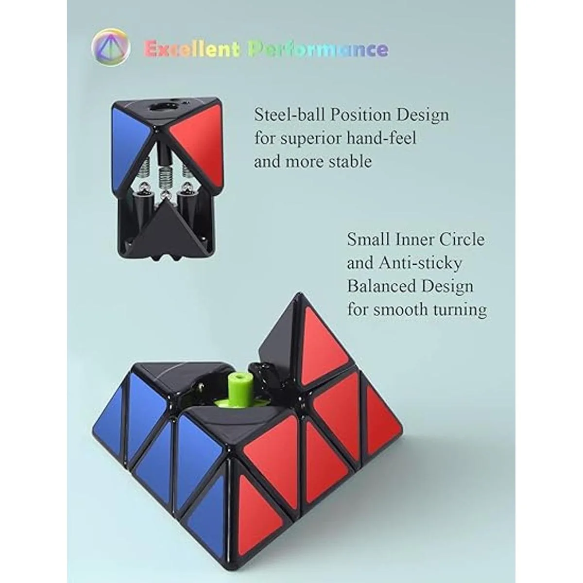 Pyramid Cube roxenda 3 x 3 x 3 pirámide cubeta de_4