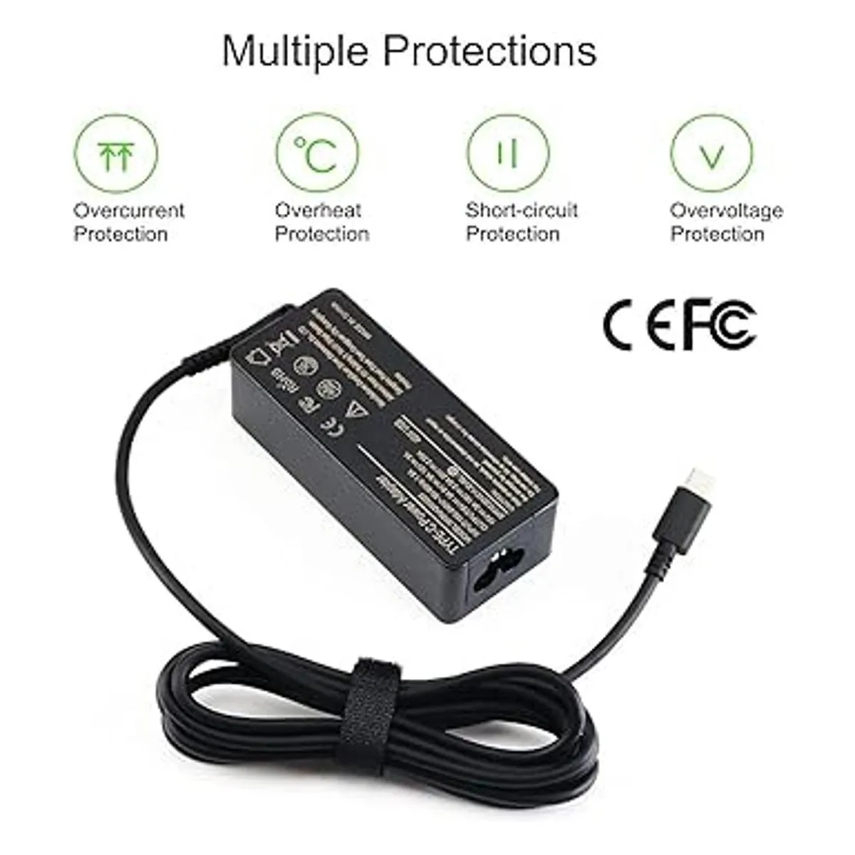 Para HP Chromebook 11 14 USBC Laptop Charger Adaptador de_3