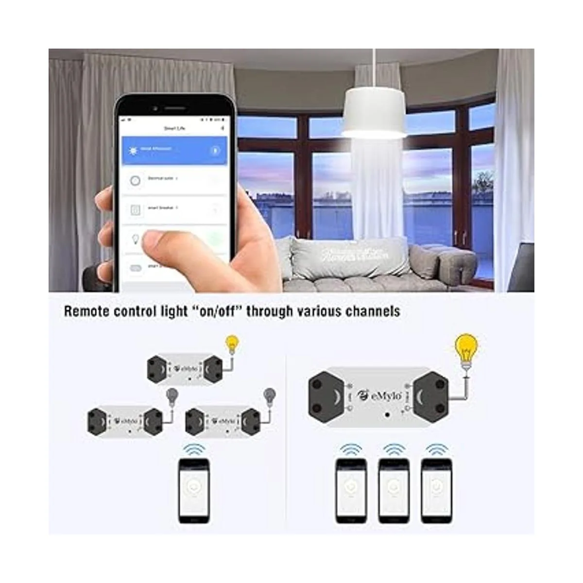 Interruptor WiFi interruptor inteligente de relé WiFi_7