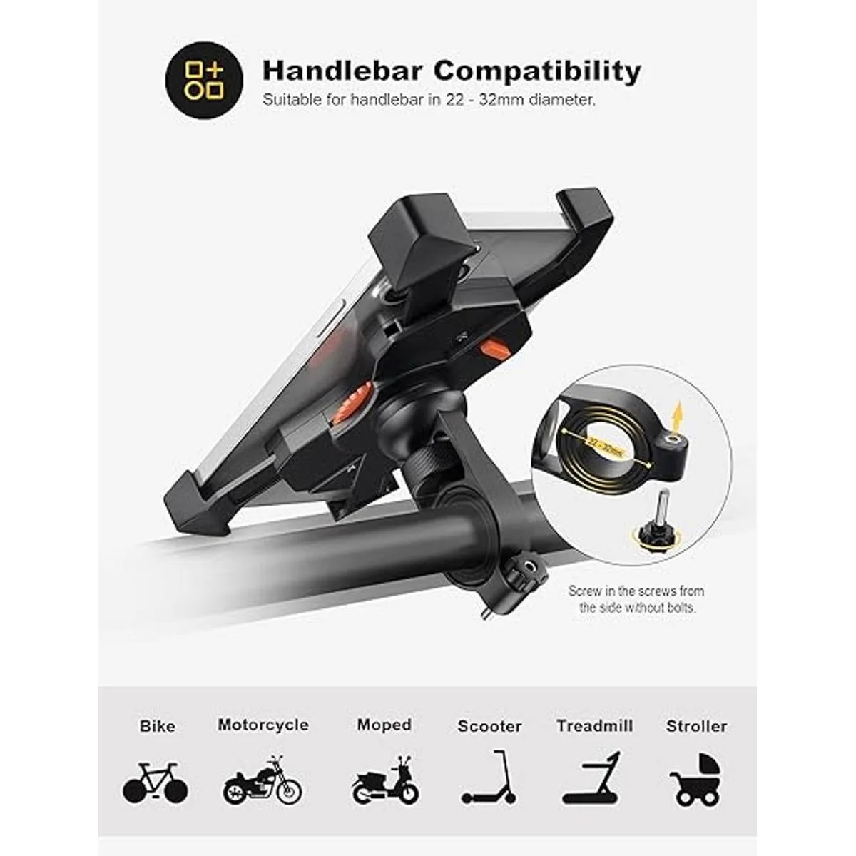 Grefay Soporte universal para teléfono celular de_4