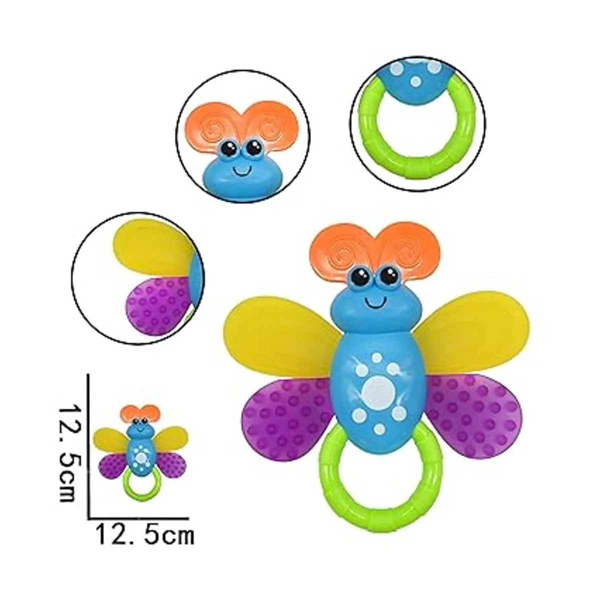 Juego de 9 mordedores para bebé con caja de almacenamiento_5