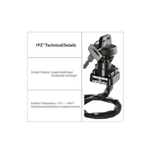 1PZ LZ4K01 Llave de encendido para Suzuki LTZ400_3