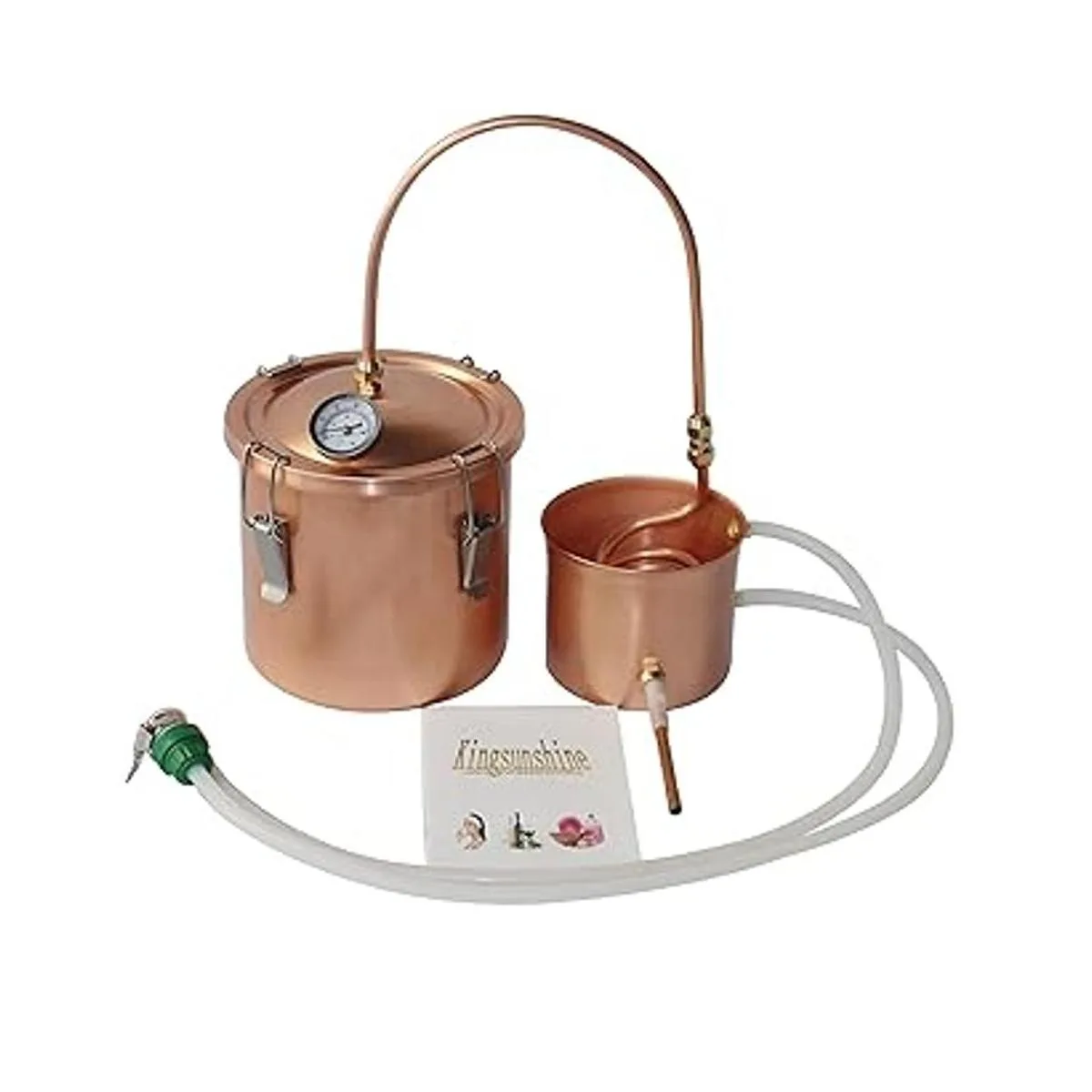 Kingsunshine Destilador de agua con alcohol almbico de_2