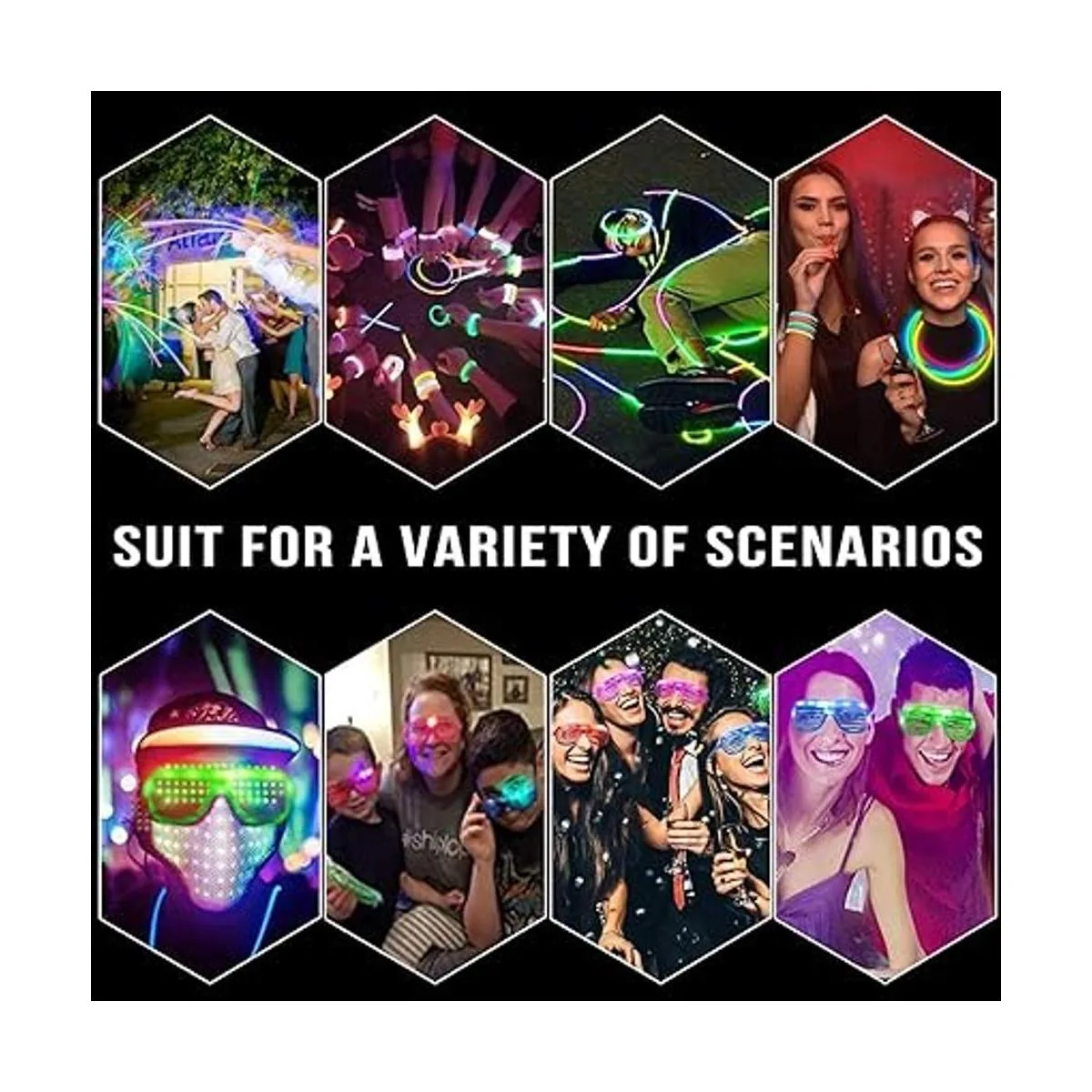 Paquete de 120 varillas brillantes a granel suministros de_5