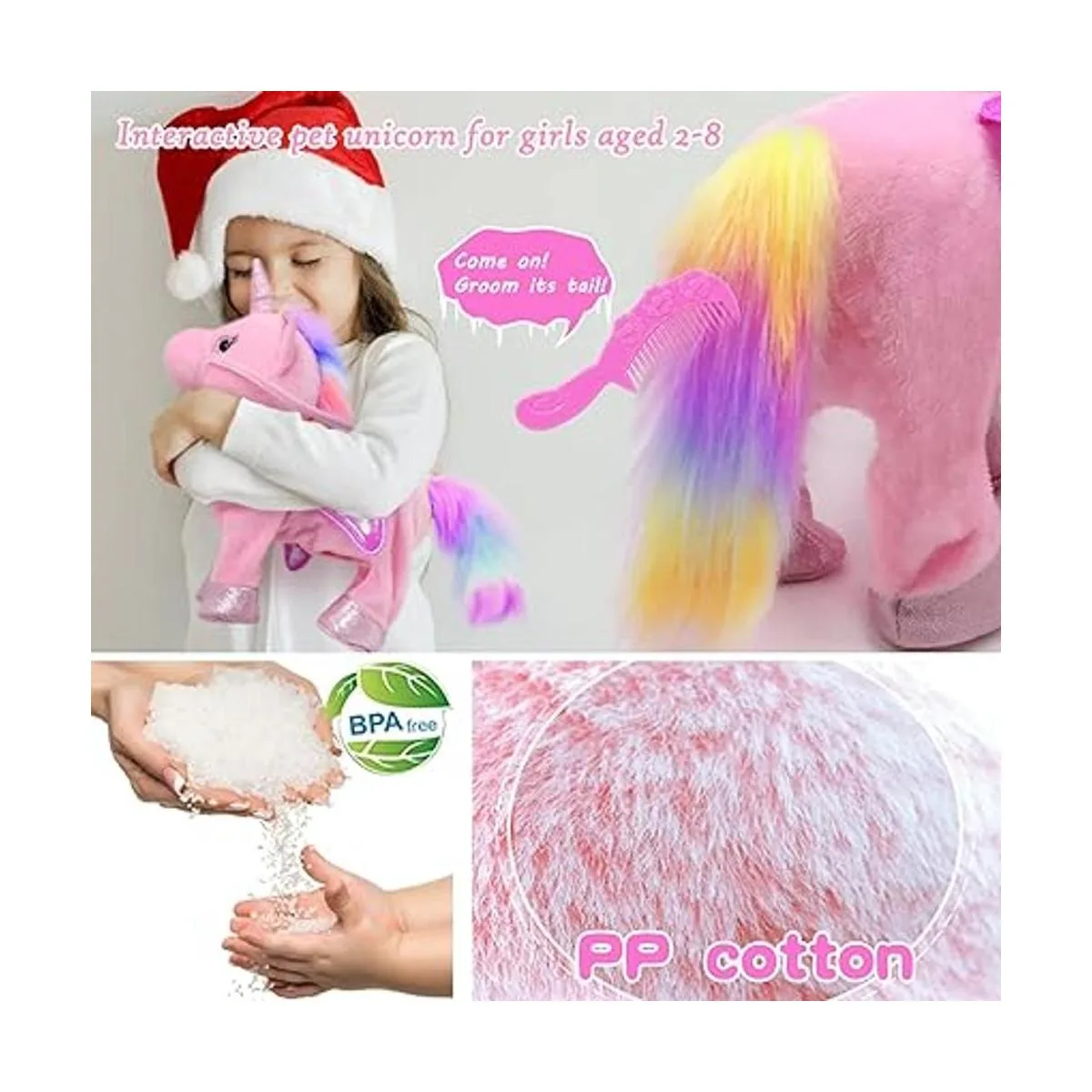 Juguete eléctrico de interacción de unicornio para_3