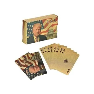SW Cartas de Donald Trump con revestimiento dorado para_2