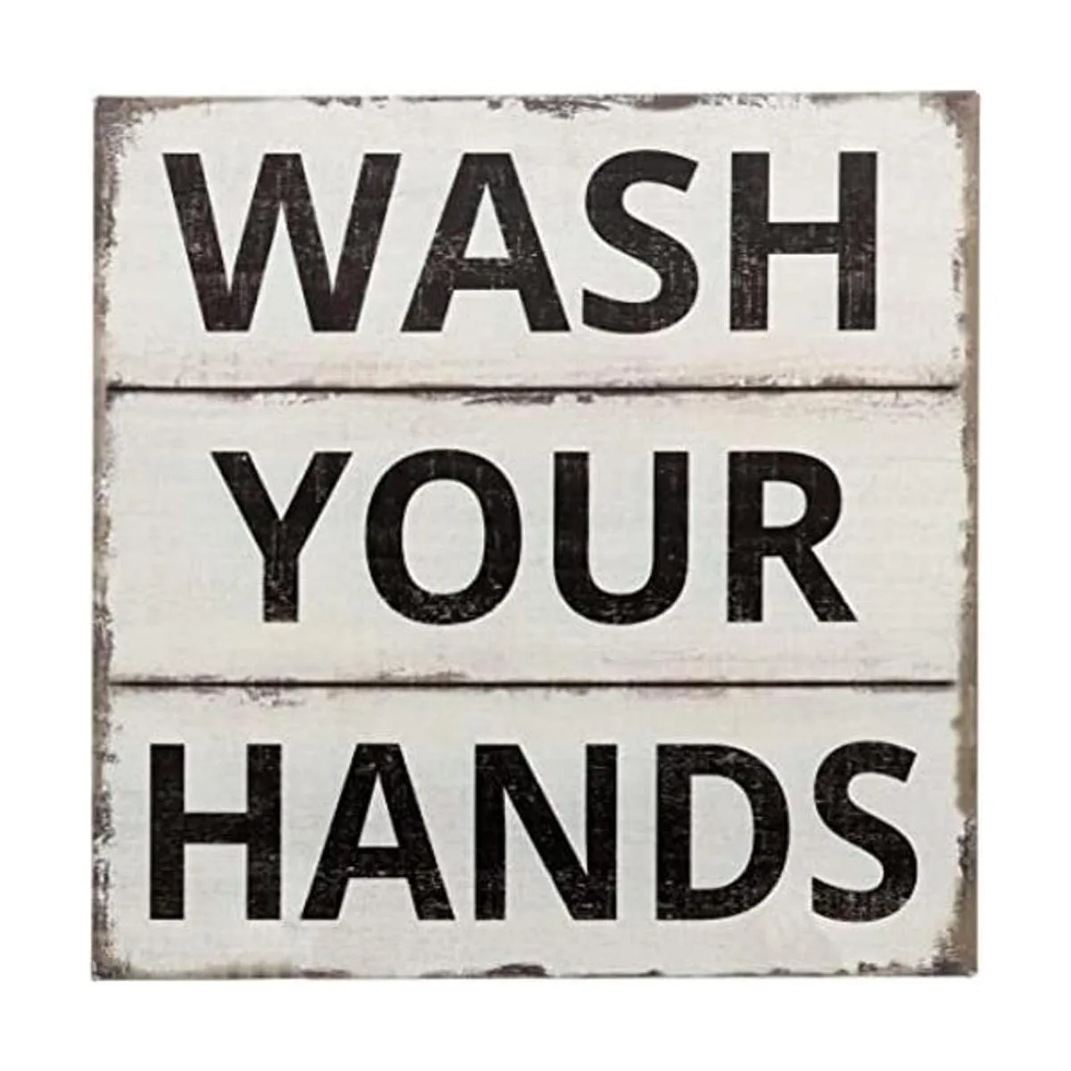 Letrero de Barnyard Designs con texto Wash Your Hands_1