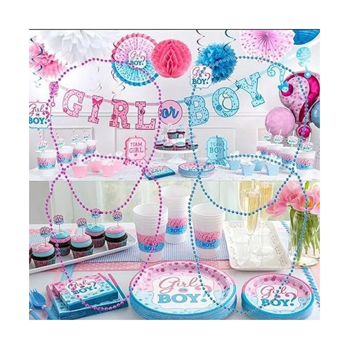 CREATRILL 50 cuentas de revelación de género de bebé de_6