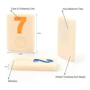 KAILE Juego de 106 fichas rummy juego de cubos rummy de_3