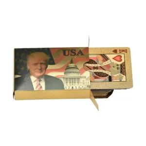 SW Cartas de Donald Trump con revestimiento dorado para_5