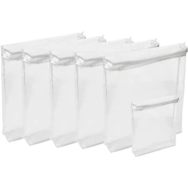 Houseables Bolsas de almacenamiento de plástico funda con_1